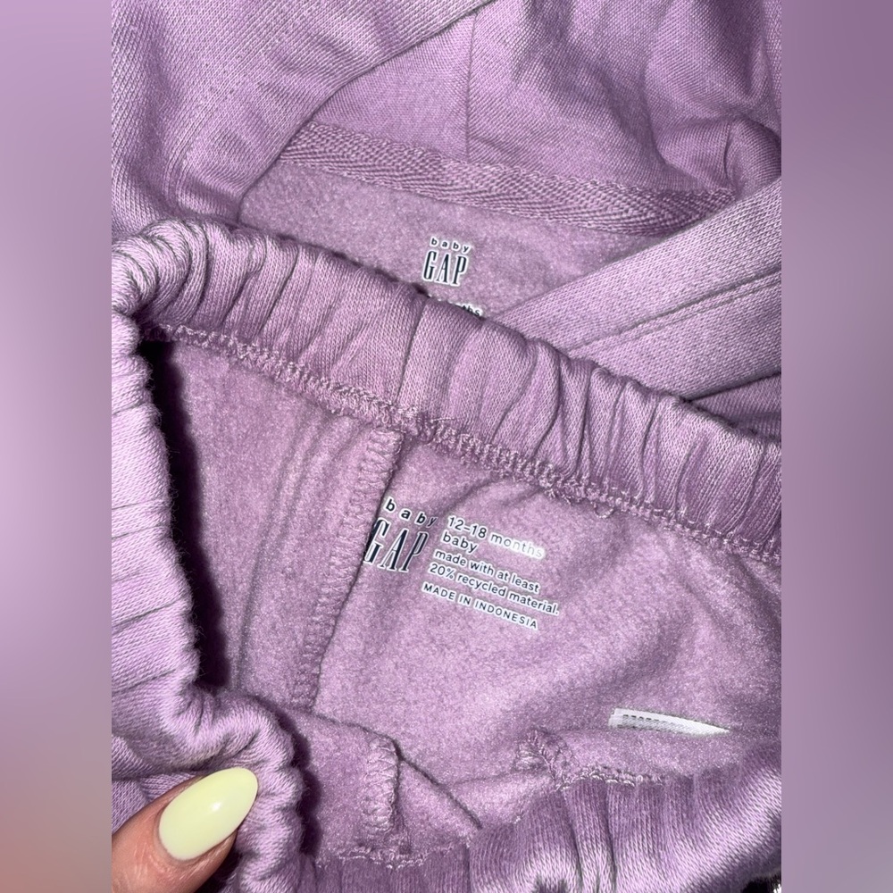 GAP Light Purple Hoodie and Joggers Set - Picture 6 of 6